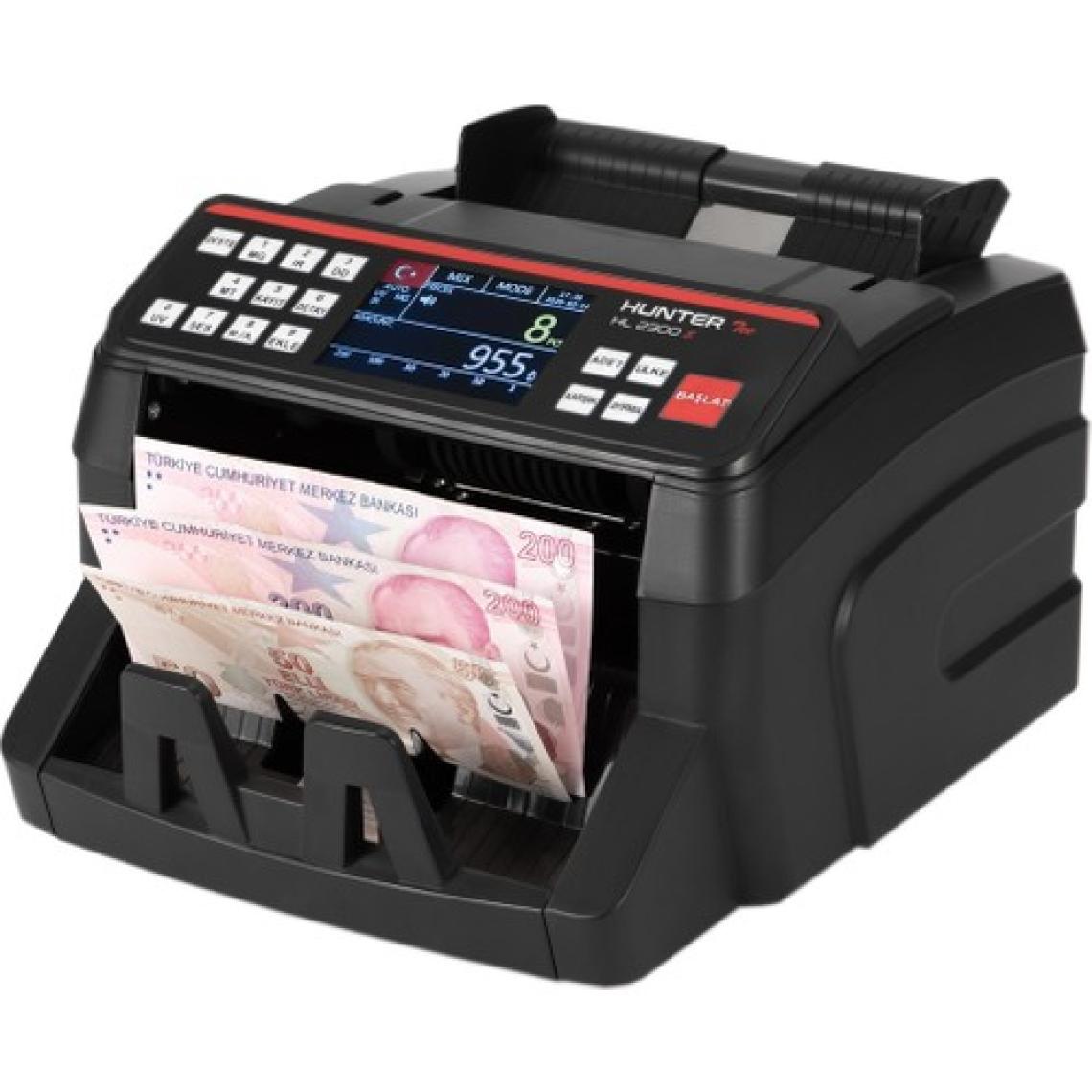 HunterTEChuntertekno 2300 NEW %100 Sahte Tespit Karışık Para Sayma Makinesi