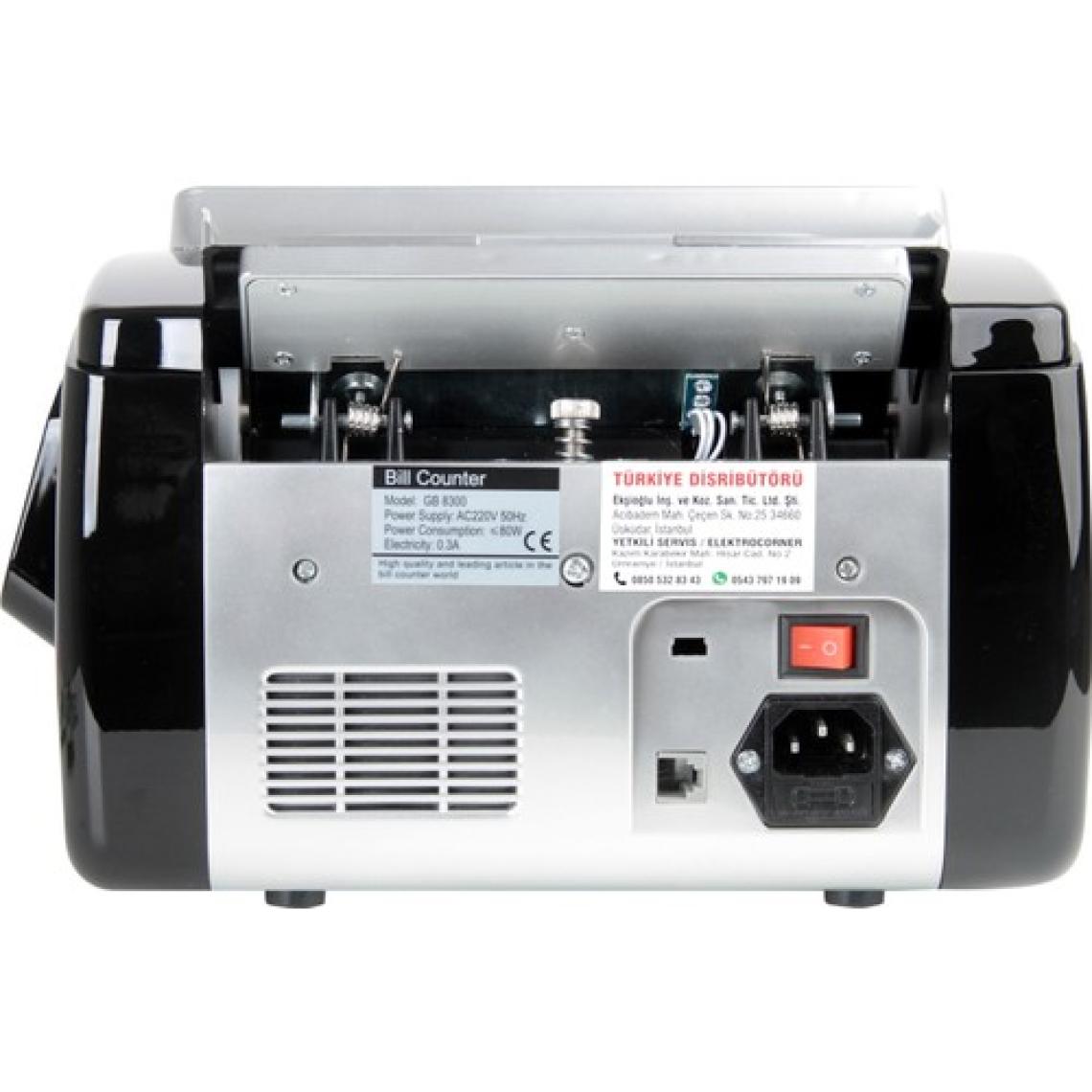 Baove GB8300 Karışık Para Sayma Makinesi ve Sahte Yakalama - TL-Euro-Usd - Türkçe Konuşma + Müşteri Ekranı