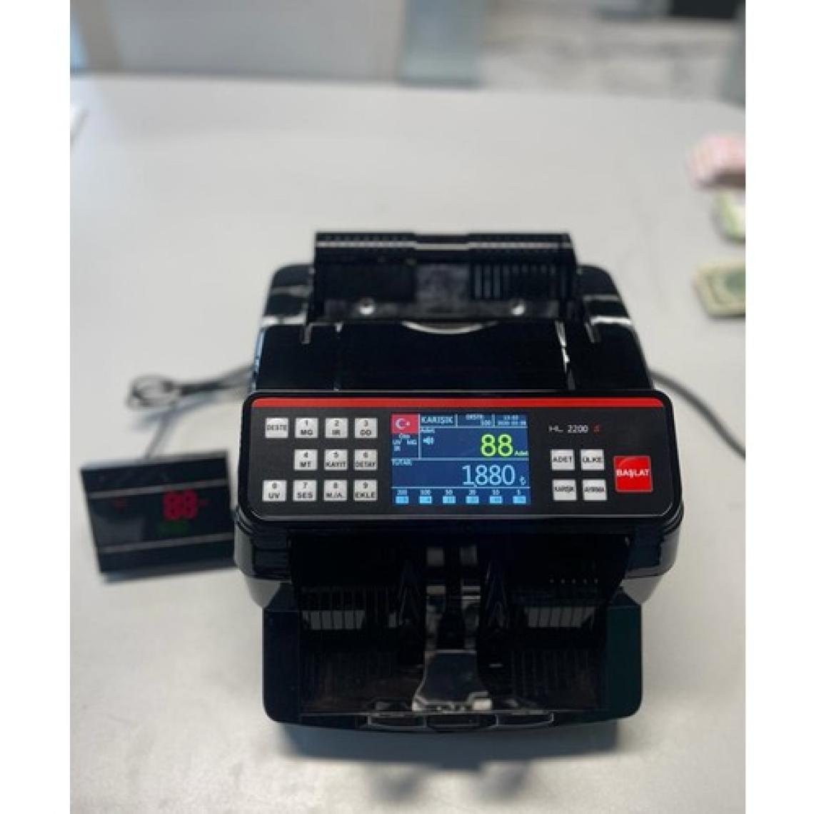 HunterTEChuntertekno 2200 S %100 Sahte Tespit Karışık Para Sayma Makinesi