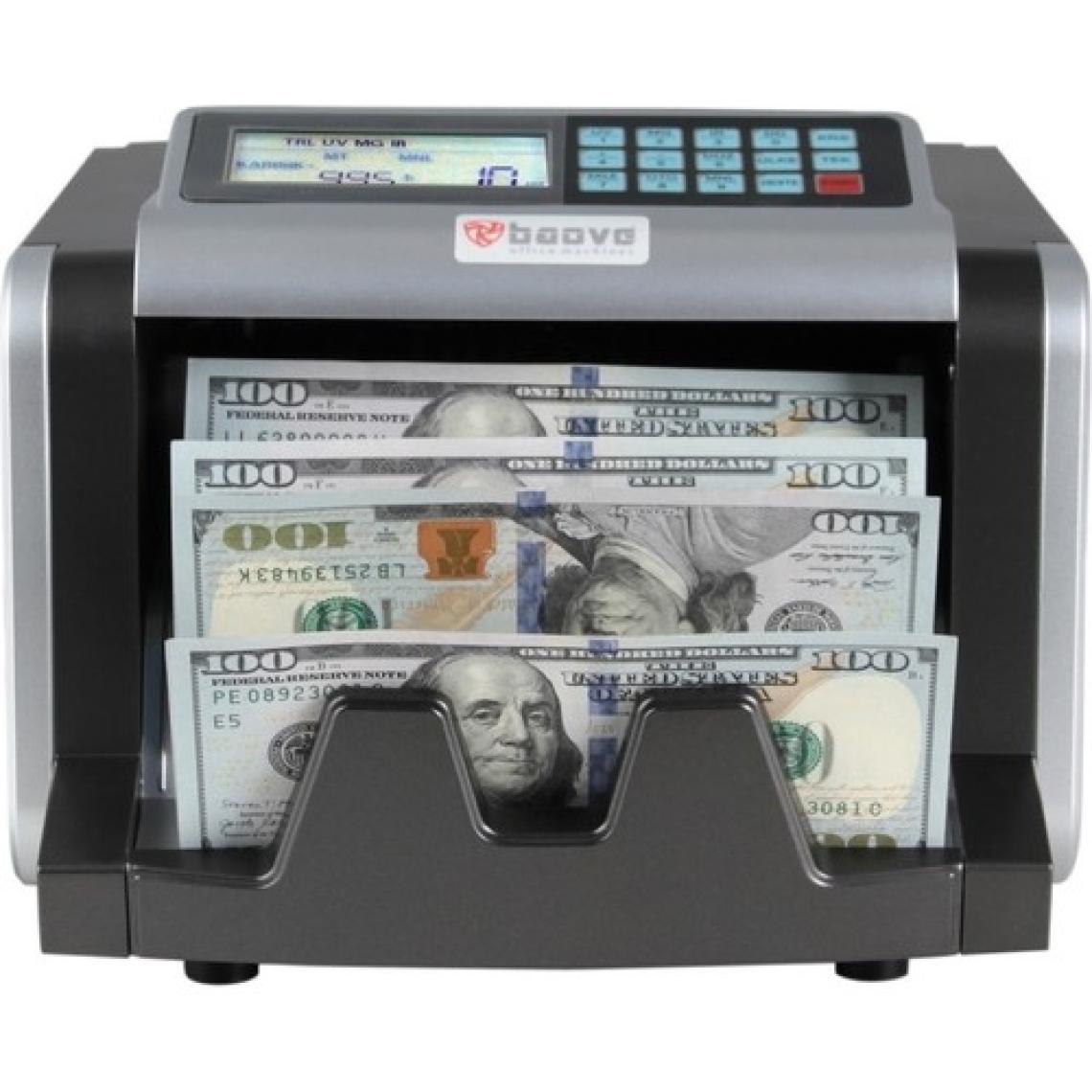 Baove GB7200B Karışık Para Sayma Makinesi ve Sahte Yakalama–TL-Euro-Usd+Müşteri Ekranı