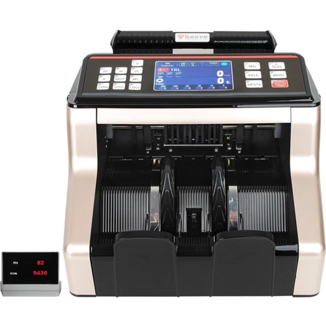 Baove GB8200G Karışık Para Sayma Makinesi - Sahte Yakalama - Türkçe Konuşma - Dünyanın En Büyük Markası
