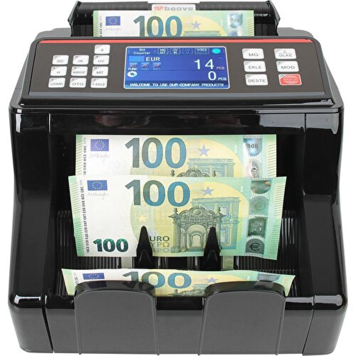 Baove GB8200G Karışık Para Sayma Makinesi - Sahte Yakalama - Türkçe Konuşma - Dünyanın En Büyük Markası