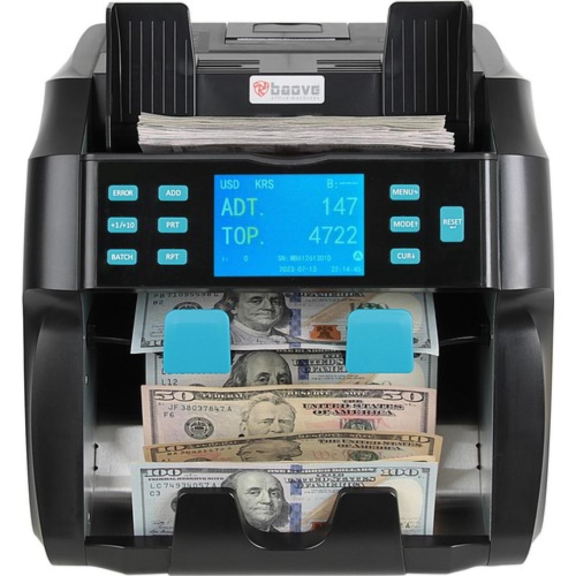 Baove GB9000 Pro Mix Çift Katlı Karışık Para Sayma Makinesi ve Sahte Yakalama - Printer - Müşteri Ekranı