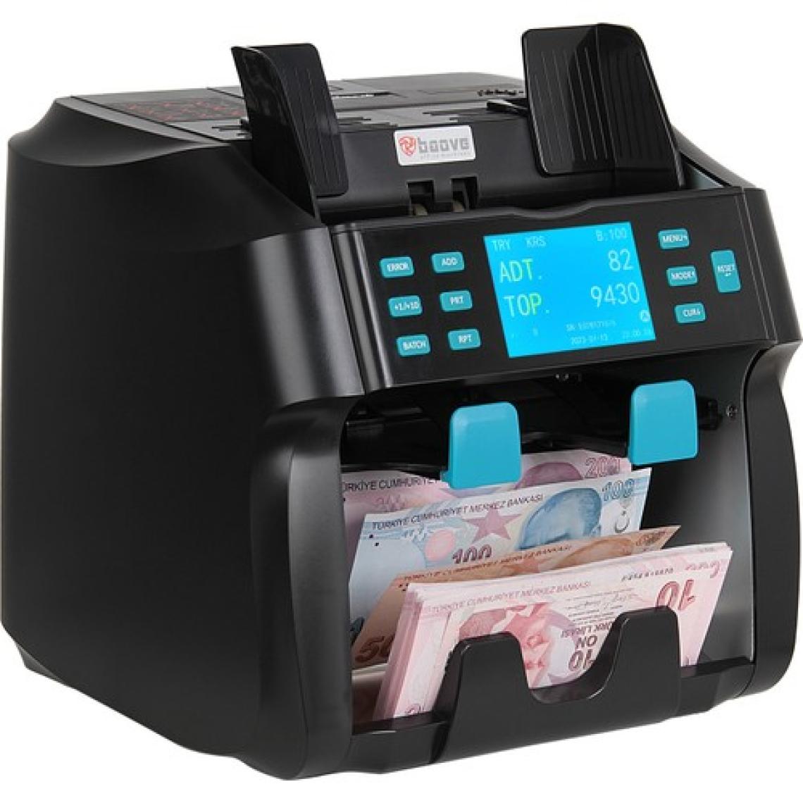 Baove GB9000 Pro Mix Çift Katlı Karışık Para Sayma Makinesi ve Sahte Yakalama - Printer - Müşteri Ekranı