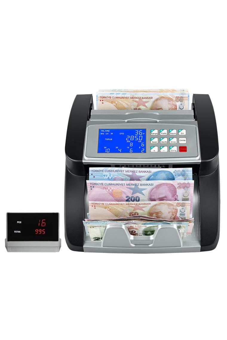 Baove GB8200S Karışık Para Sayma Makinesi  ve Sahte Yakalama + Türkçe Konuşma + Müşteri Ekranı