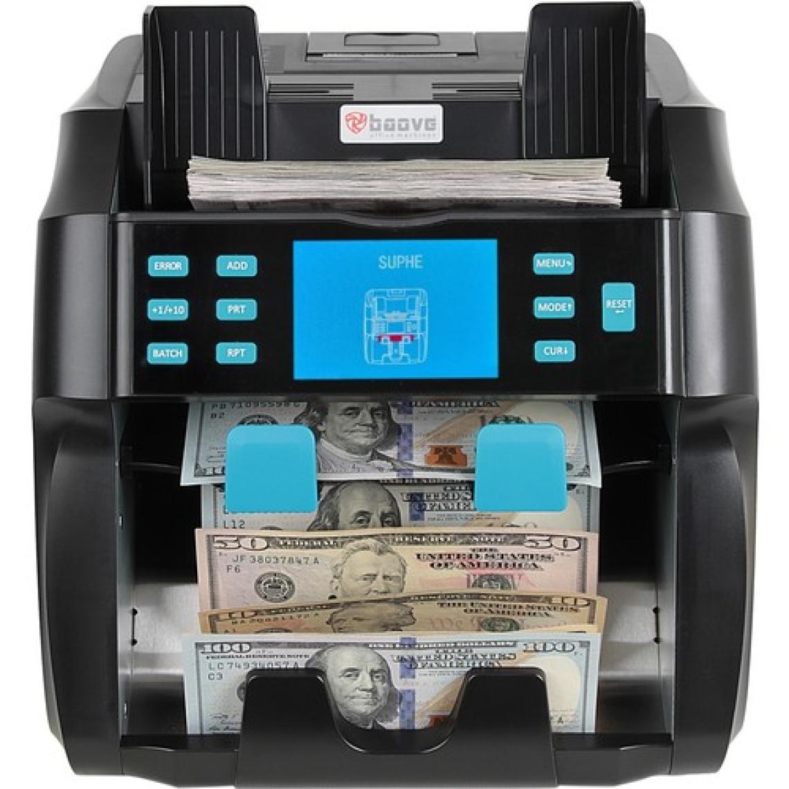 Baove GB9000 Pro Mix Çift Katlı Karışık Para Sayma Makinesi ve Sahte Yakalama - Printer - Müşteri Ekranı