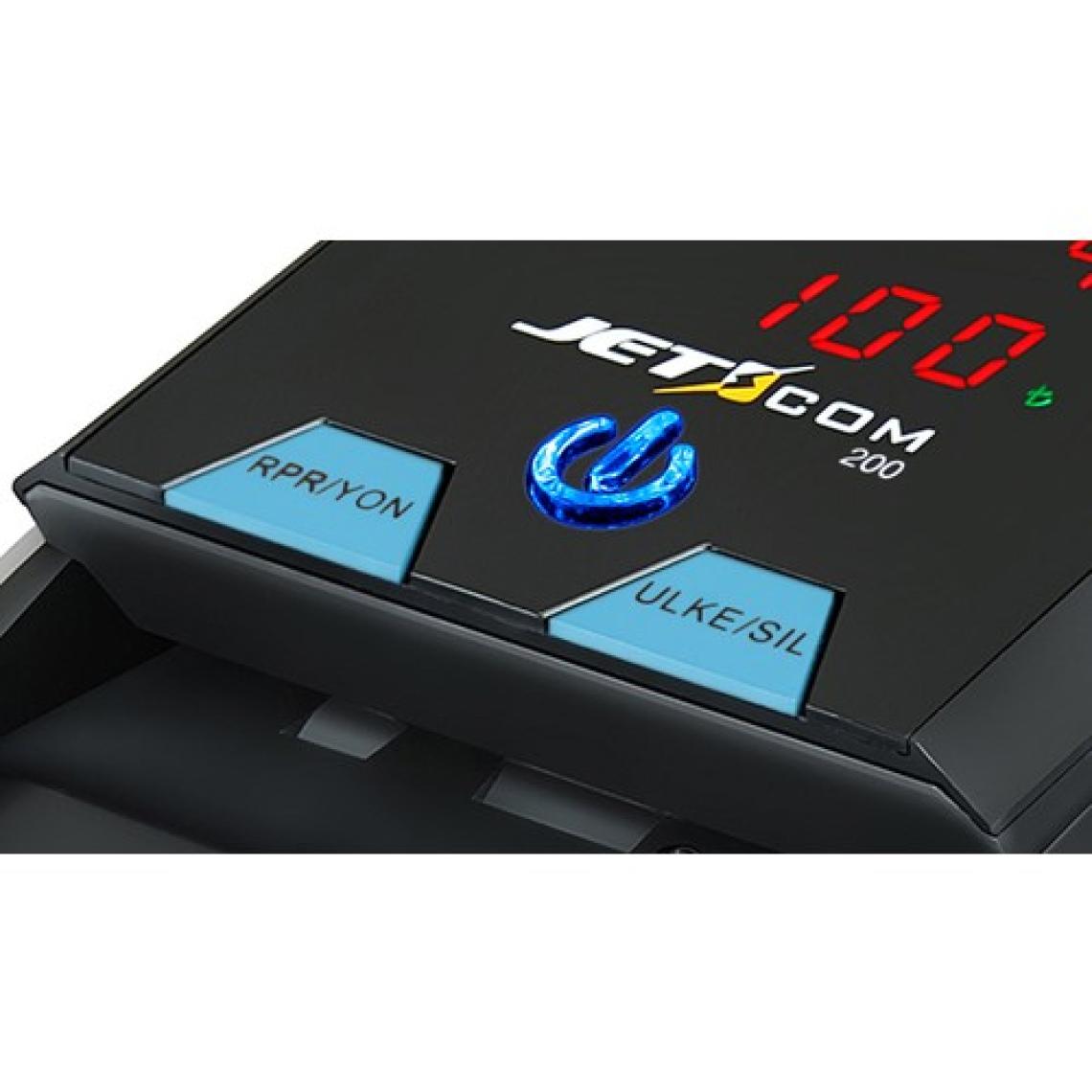 Jetcom 200S SD Kartlı Sahte Para Dedektörü TL-EUR