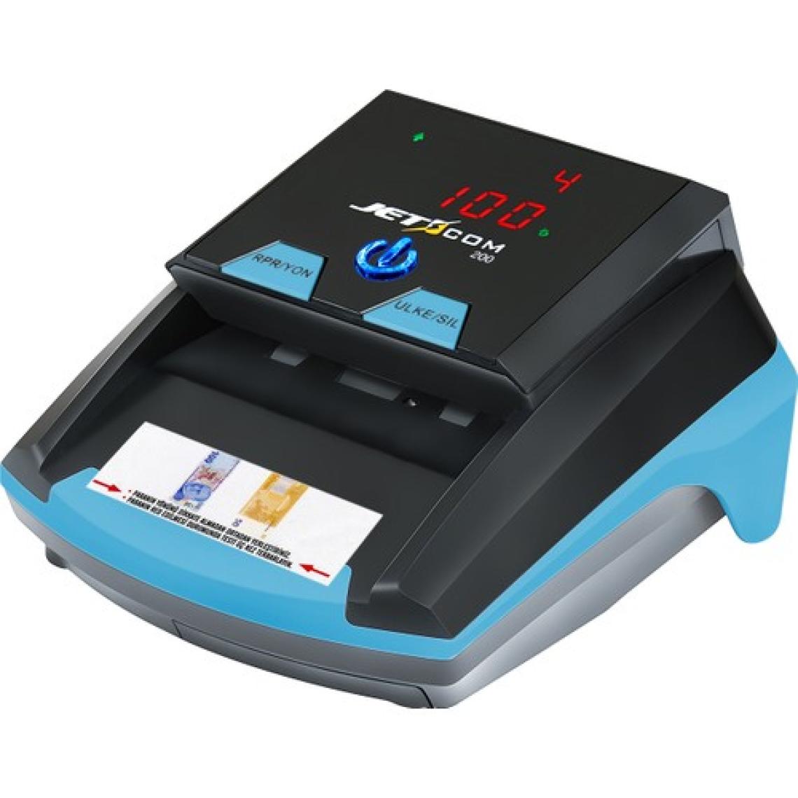 Jetcom 200S SD Kartlı Sahte Para Dedektörü TL-EUR