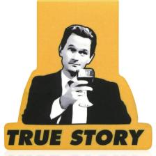 Mabbels Bookmark   True Story-Barney Kitap Ayracı