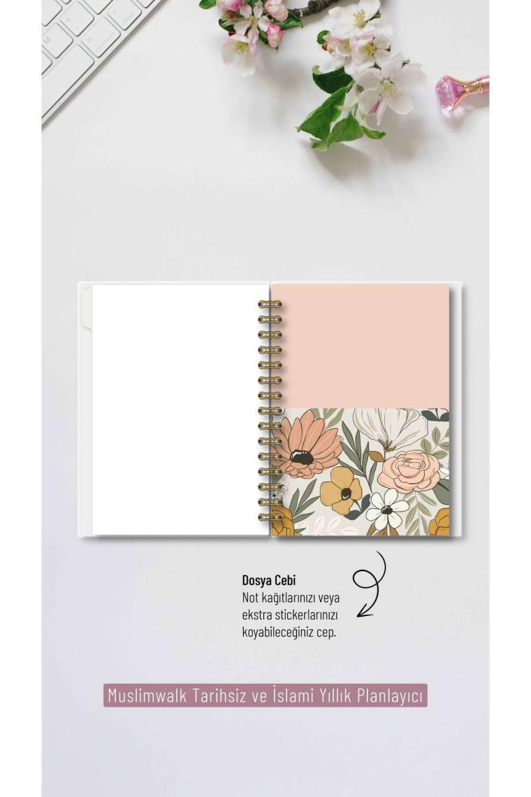 Anisa - Tarihsiz ve İslami Yıllık Planlayıcı + 2 Sayfa Sticker #Y22