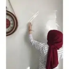 Tutunabilir Kağıt 2 Tane Şeffaf Akıllı Kağıt Tahta Yazı Tahtası 100 x 120 cm + Kalem