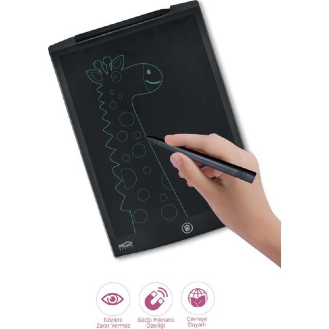 House Pratik HP45 Elektronik Yazı Tahtası Siyah
