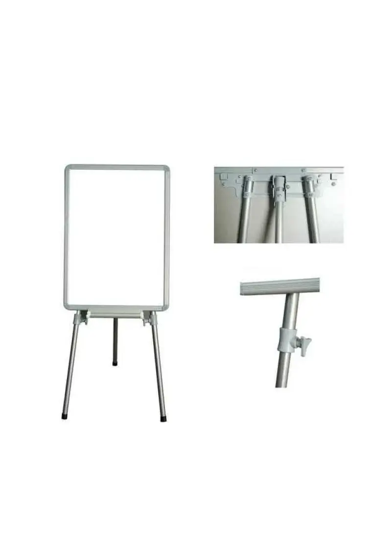 İnter Alüminyum Çerçeveli Teleskopik Ayaklı Yazı Tahtası INT-627 50 x 70 cm
