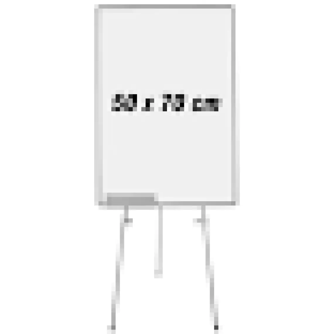 İnter Alüminyum Çerçeveli Teleskopik Ayaklı Yazı Tahtası INT-627 50 x 70 cm