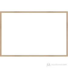 Panda 60X90 Naturel Ahşap Çerçeve Yazı Tahtası