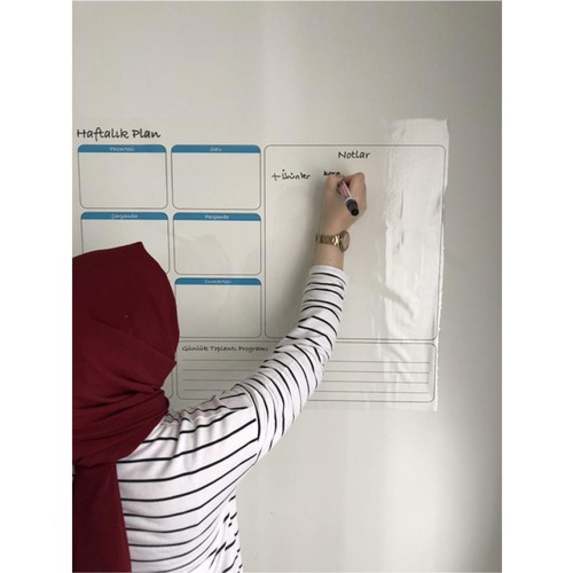 Planlayıcı Akıllı Kağıt Planner Sticker Kağıt Tahta Yazı Tahtası Takvim Haftalık Week Set