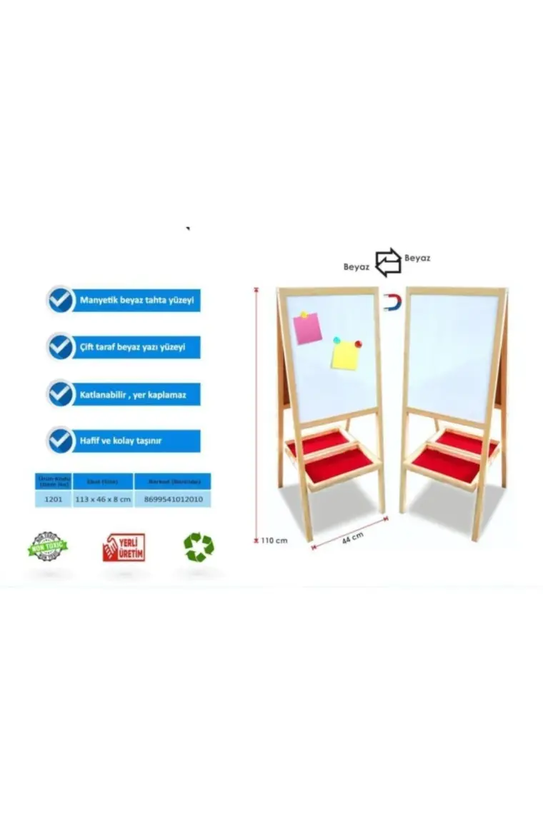 Montessori Yazı Tahtası - Ahşap
