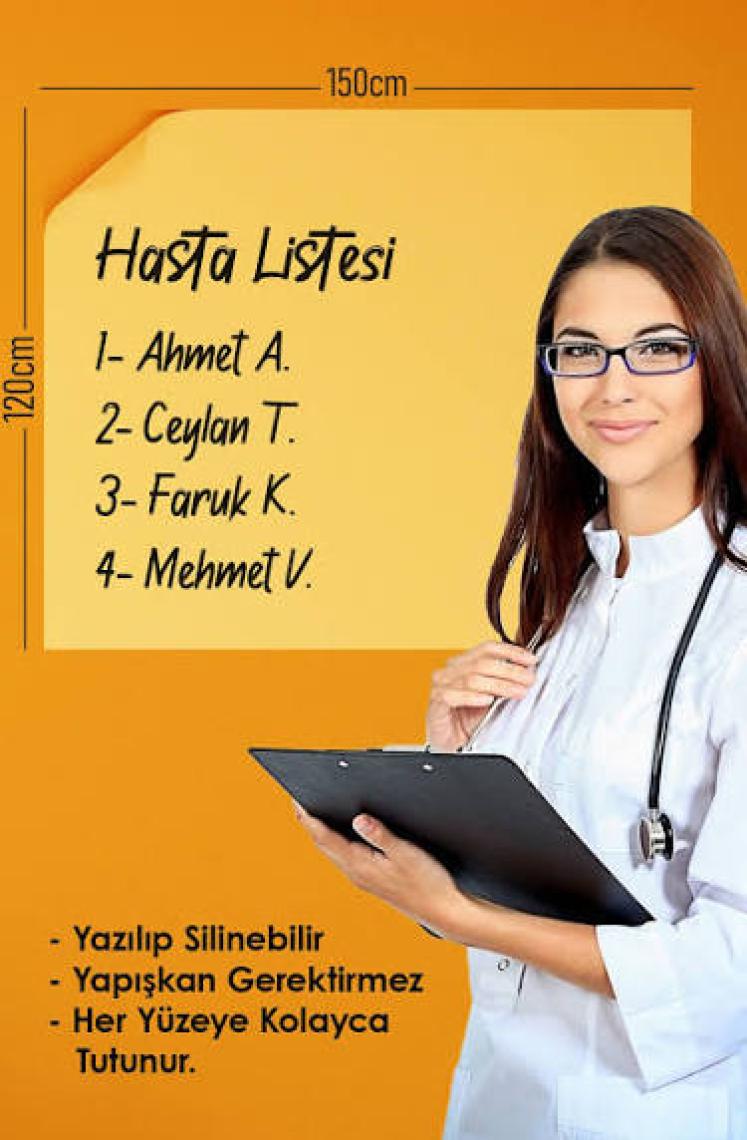 Tutunabilir Kağıt 2 Adet Şeffaf Akıllı Kağıt Tahta 120X150 cm Şeffaf Yazı Tahtası + Kalem