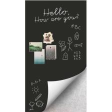 Hdg Yapışkanlı Manyetik Yazı Tahtası Siyah - 35X61 cm - Tebeşir ve Magnet Hediyeli - Mıknatıs Tutar