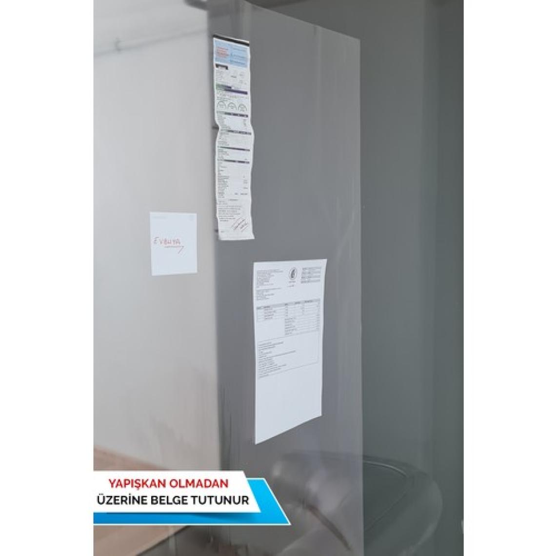Pi Papers Akıllı Kağıt - 60x100 Cm Şeffaf, 2 Adet Pratik Inovatif, Statik Yapışkansız Tutunan Yazı Tahtası