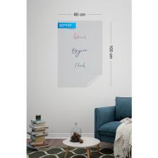 Pi Papers Akıllı Kağıt - 60x100 Cm Şeffaf, 2 Adet Pratik Inovatif, Statik Yapışkansız Tutunan Yazı Tahtası