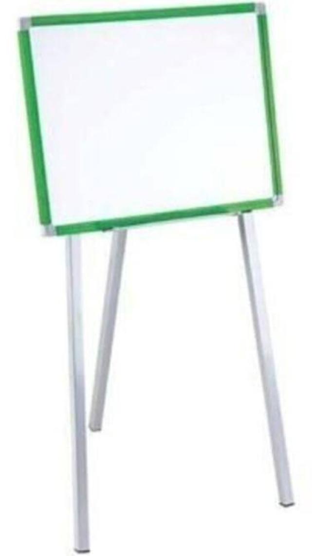 Panda 35 x 45 Gökkuşağı Çerçeve Sabit Ayaklı Laminat Yazı Tahtası (PAN130)