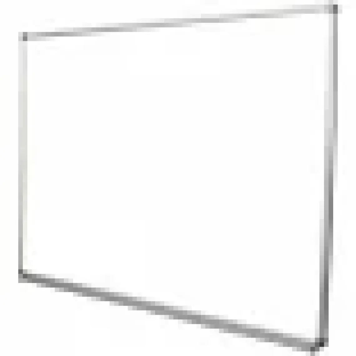 Abc 120X200 Duvara Monte Laminat Beyaz Yazı Tahtası