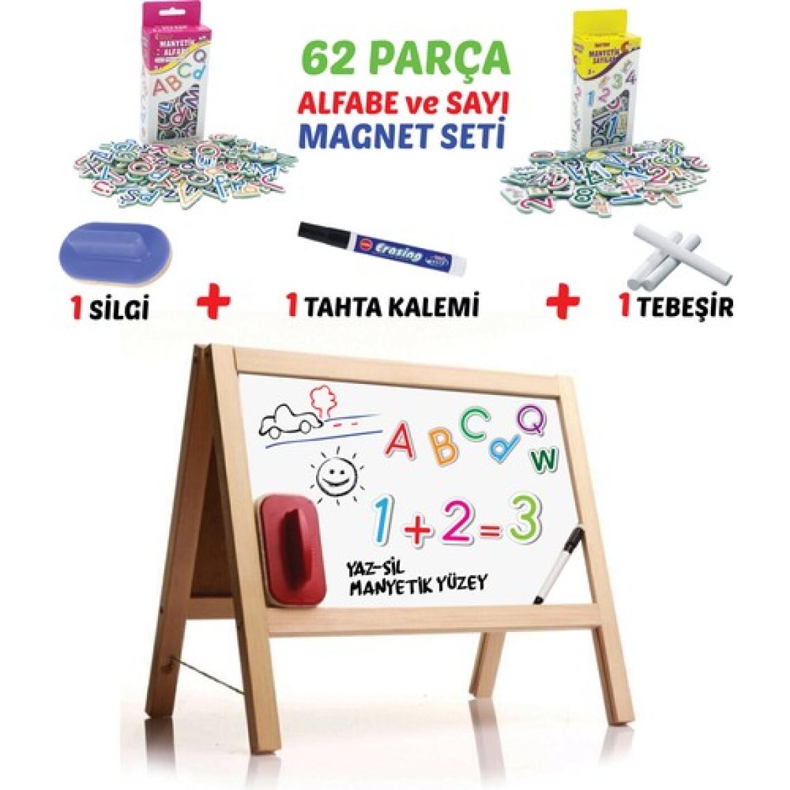 Diytoy Masaüstü Manyetik Yazı Tahtası 62 Parça Magnetli