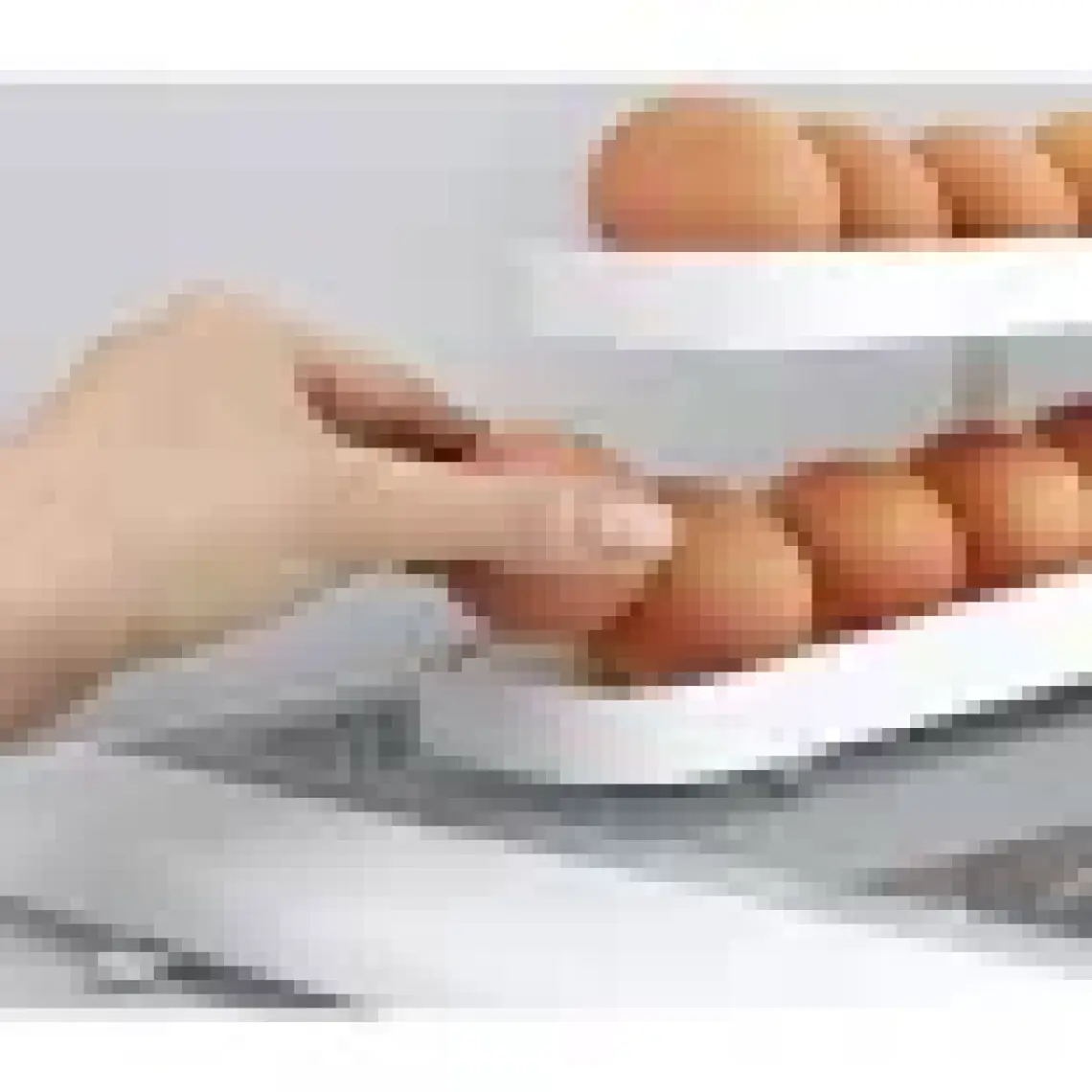 2 Katlı Otomatik Buzdolabı Yumurta Standı Yumurtalık Rafı Saklama Kabı Buzdolabı Organizer