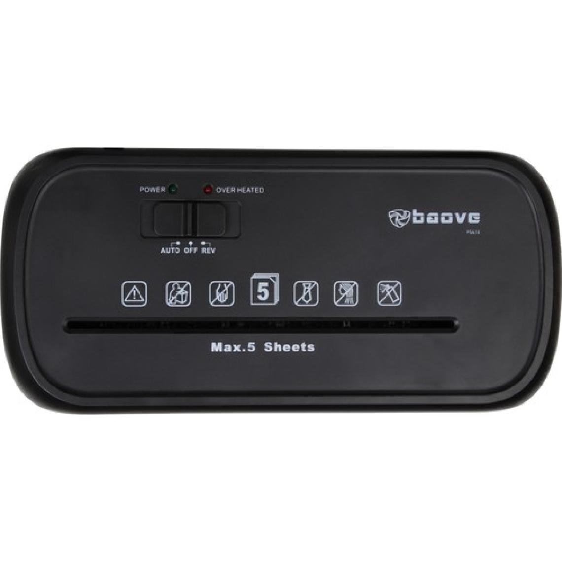 Baove PS610 Evrak İmha Makinesi ve Kağıt Kesme - Cd - Kredi Kartı İmha Makinesi - Çapraz Kesim - 11Litre