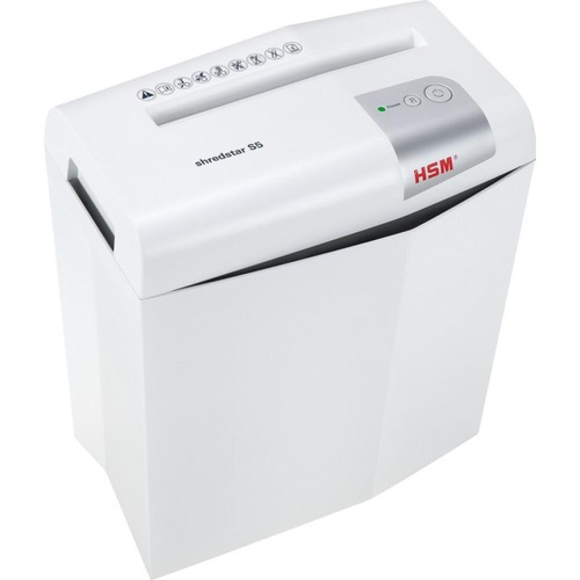 HSM SHREDSTAR S5 Evrak İmha / Kağıt Kırpma Makinesi - Düz/şerit kesim - 6mm - 12lt