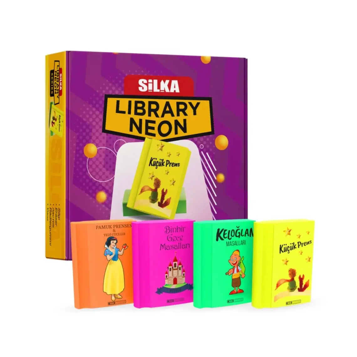 Silka ART21 Neon Kitap Silgi