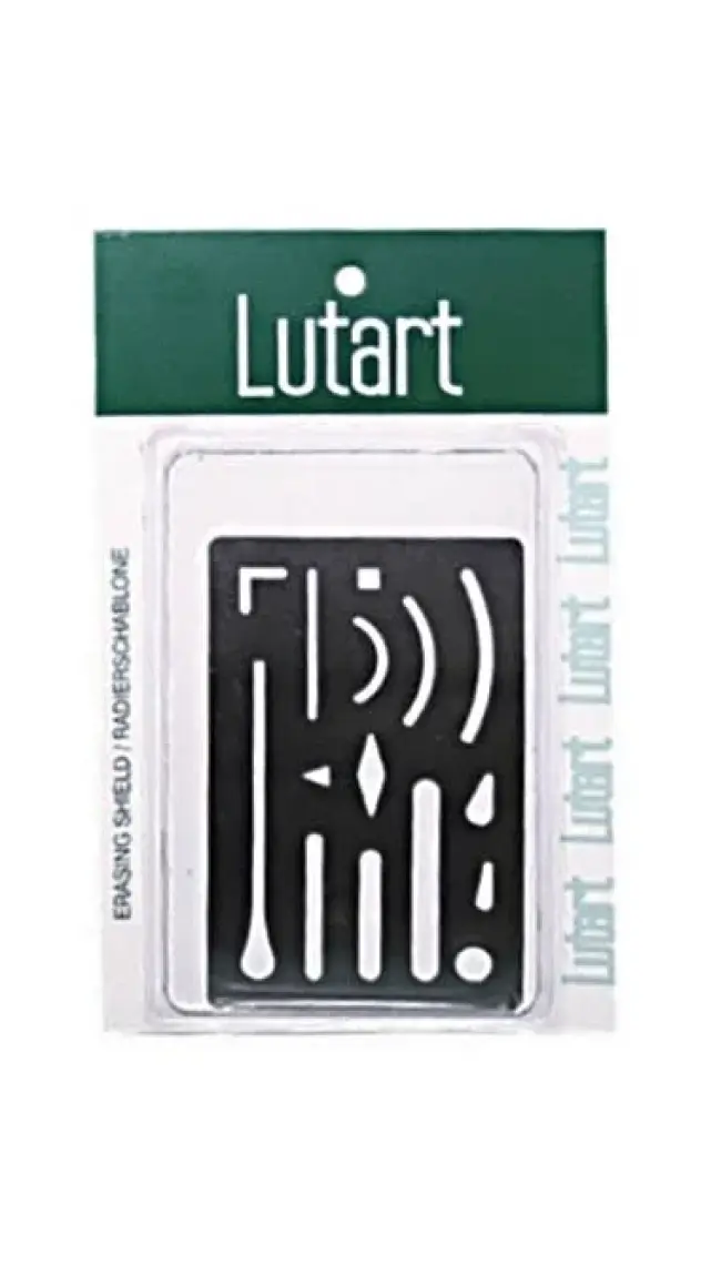 Lutart Metal Silgi Şablonu 85X55 mm N:st-5