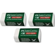 Faber-Castell Pvc Free No:30 Küçük Boy Beyaz Silgi 3'lü