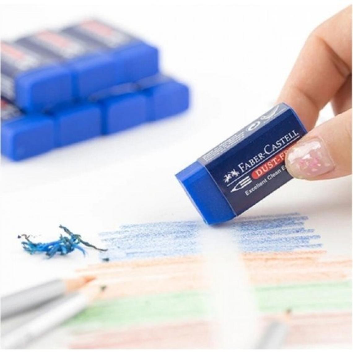 Faber-Castell 24 Adet  Orta Boy Mavi Sınav Silgisi