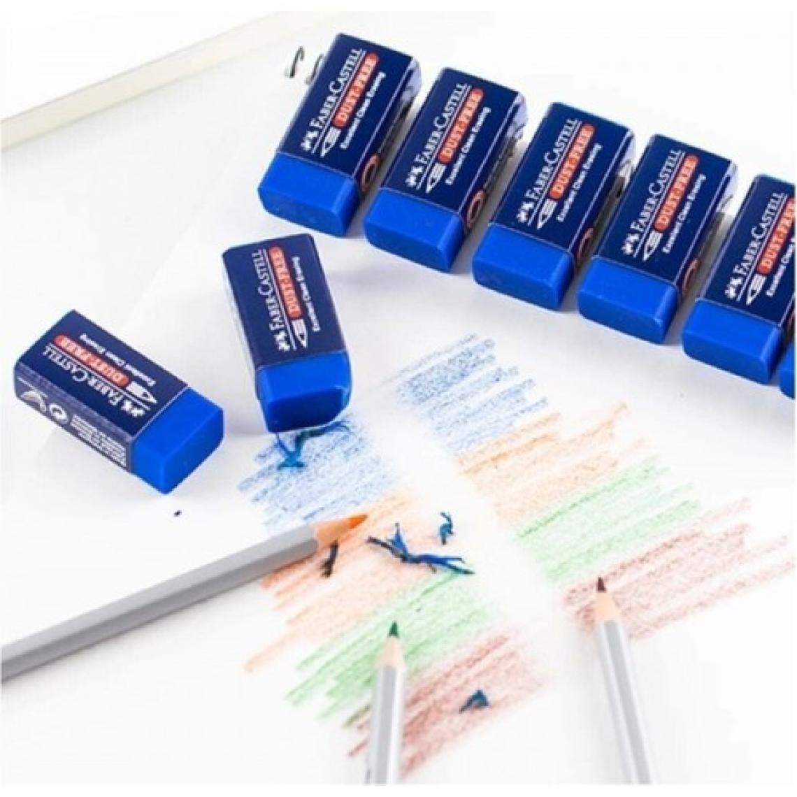Faber-Castell 24 Adet  Orta Boy Mavi Sınav Silgisi