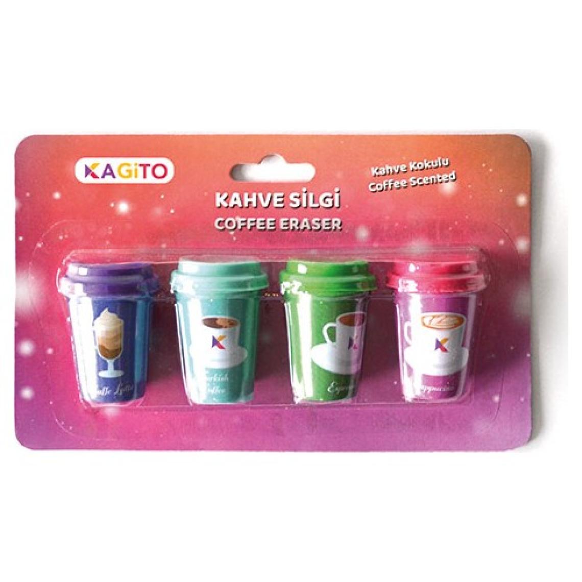 Kagito Kahve Silgi Seti 4’lü
