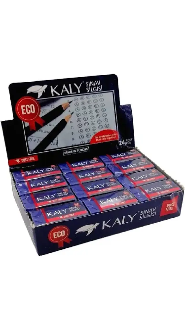 Kaly 24 Adet Mavi Sınav Silgisi ART.591 (1 Paket)