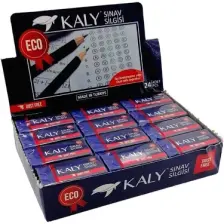 Kaly 24 Adet Mavi Sınav Silgisi ART.591 (1 Paket)