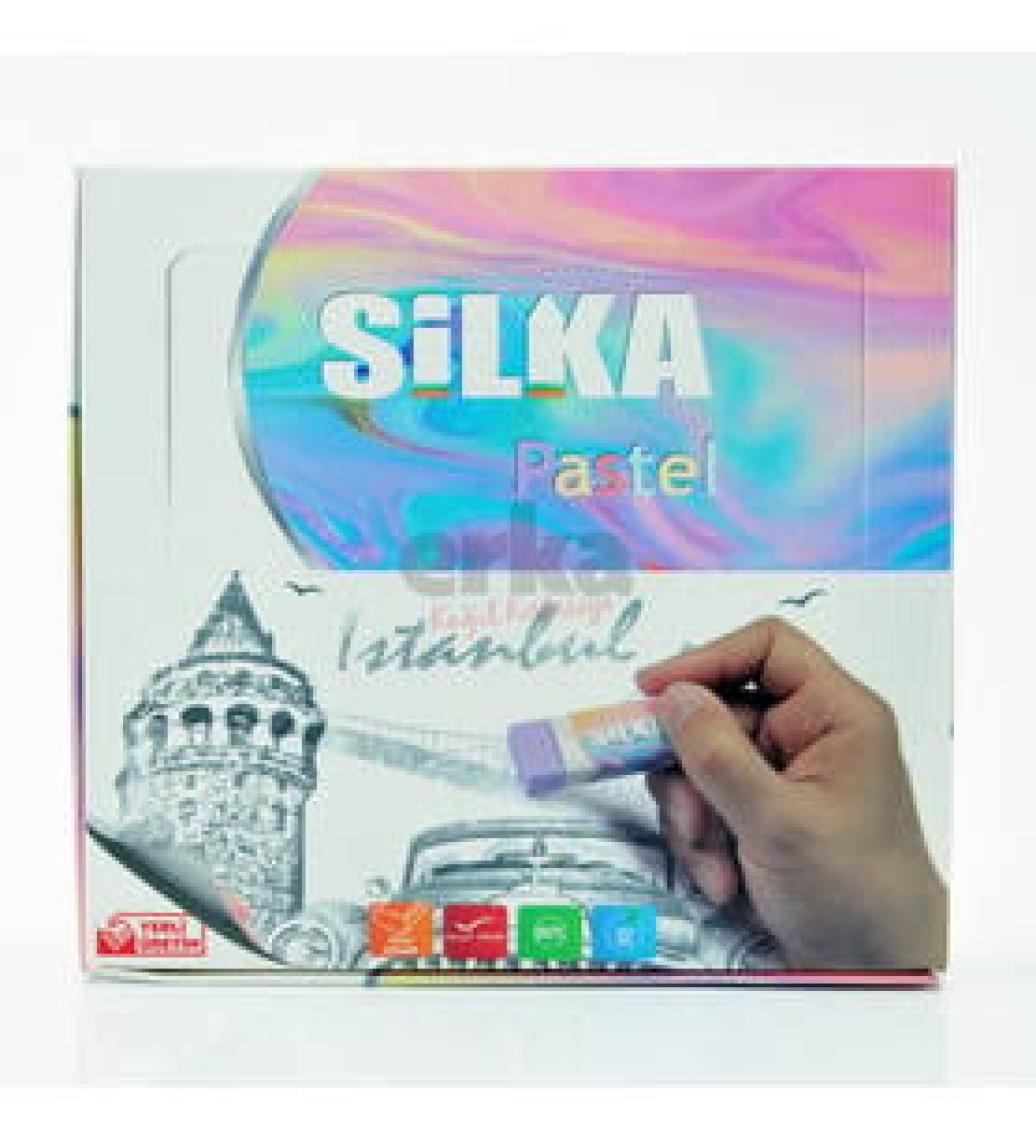 SİLKA PASTEL SİLGİ - 4 RENK (20'Lİ KUTU)
