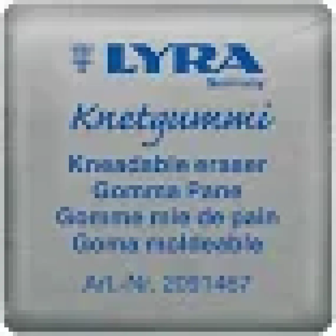 Lyra Rembrandt Hamur Silgi - 1 Adet, Gri, Kompakt Boyut, Düz Desenli