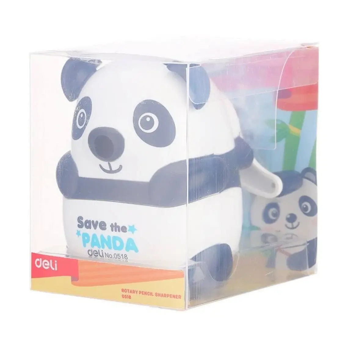 Deli 0518 Rotary Panda Masa Üstü Kalem Traş
