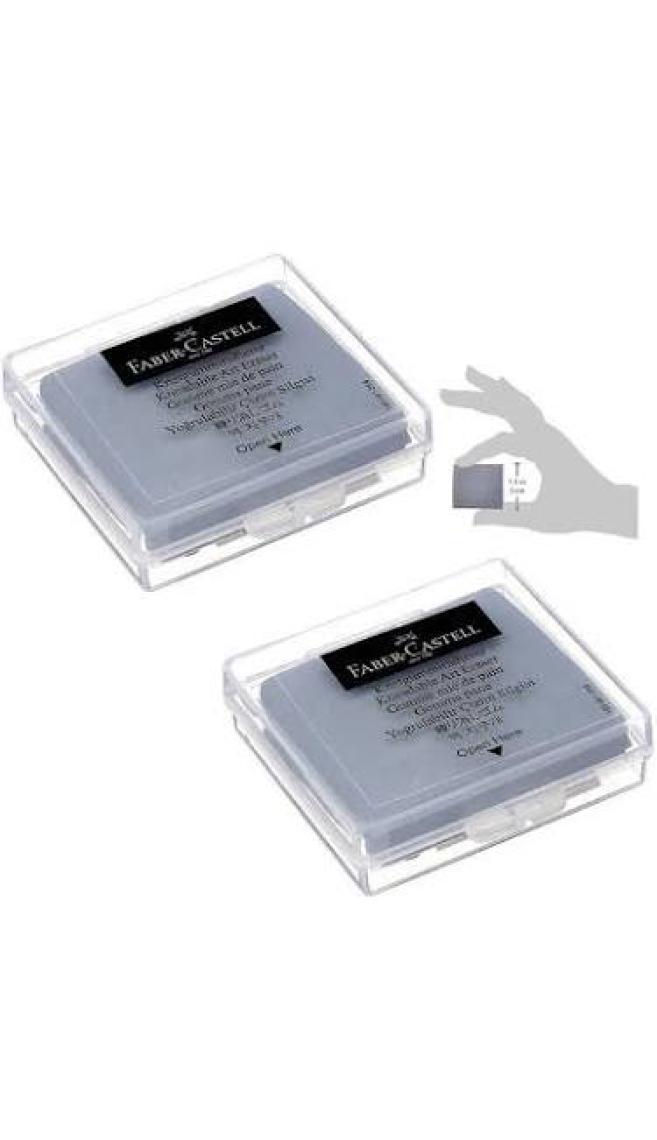 Faber-Castell Gri Hamur Çizim Silgisi 2 Adet