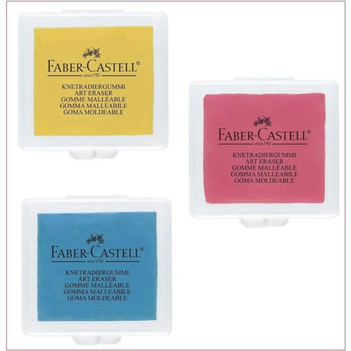 Faber-Castell Hamur Silgi Renkli 3 Adet