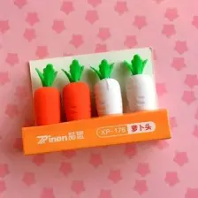 FKM Havuç Silgi 4 Lü  1 Paket 4 Adet Silgi