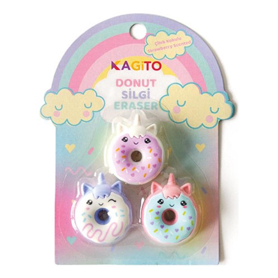 Kagito Donut Silgi Seti 3’lü