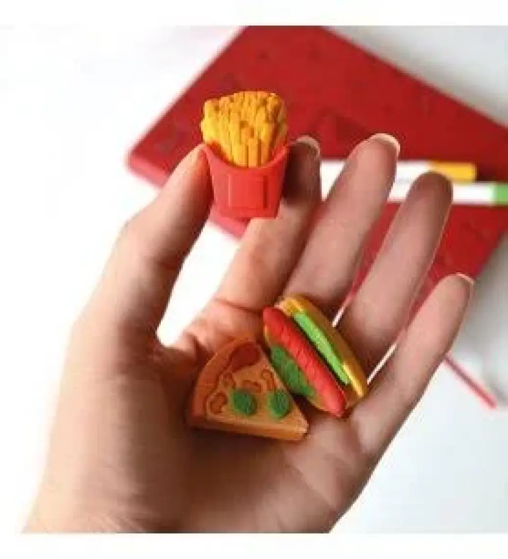 Kagito Fast Food Silgi Seti 3’lü
