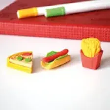 Kagito Fast Food Silgi Seti 3’lü