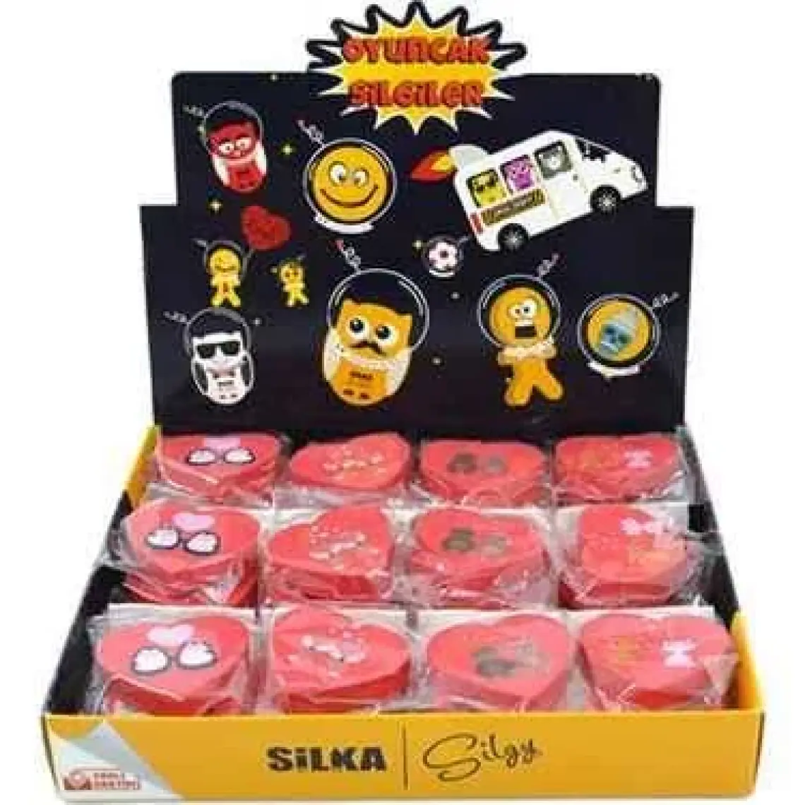 Silka 4 Desen Kalp Silgi 36 Li Art-50