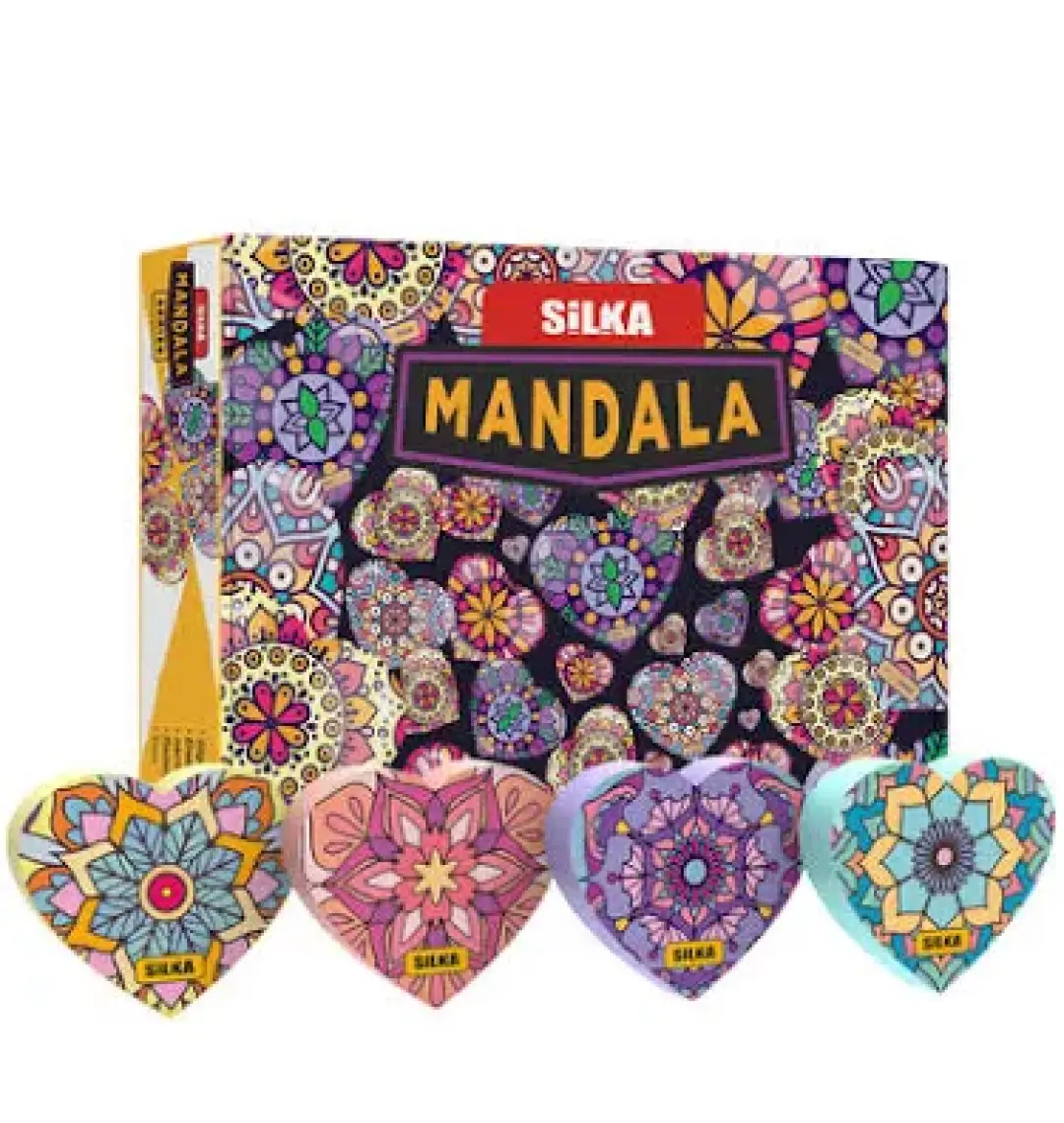 Silka 4 Desen Kalp Silgi 36 Li Art-50